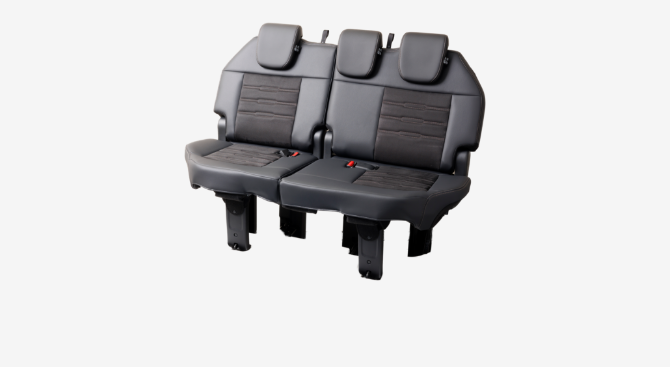 Third row seat for minivan
