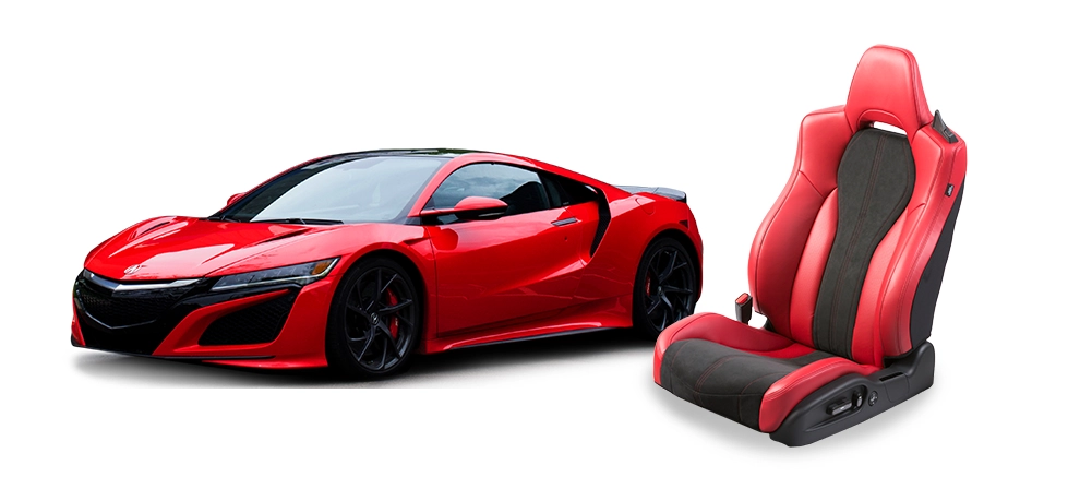 Acura NSX and seat photo