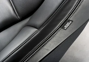 Seat made of semianiline leather