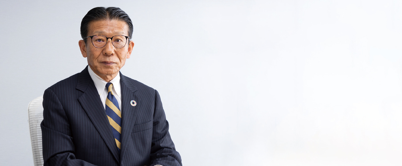 Photograph of REPRESENTATIVE DIRECTOR, PRESIDENT Masanari Yasuda