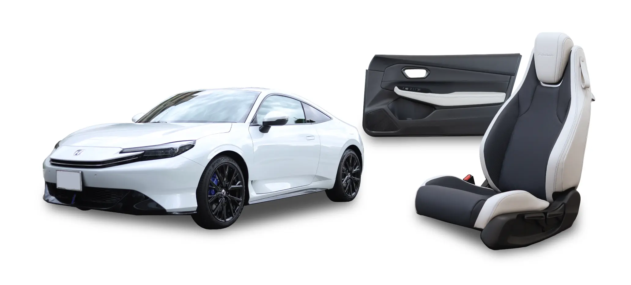 プレリュードの車両とシートどドア